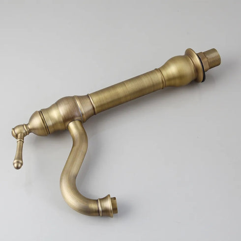 JULIO Vessel Sink & Gold Faucet