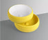 Yellow White Handmade Sink