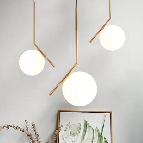 Bailey White Pendant Light