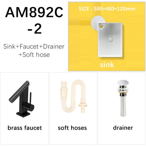 White Oval Vessel Sinks