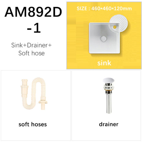 White Oval Vessel Sinks