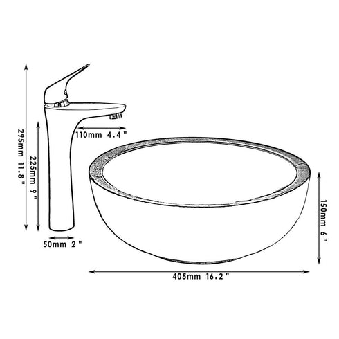Fabian Round Vessel Sink