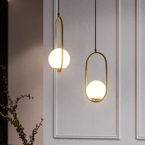 Bailey White Pendant Light
