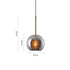 MILANA Smoky Glass Pendant Light
