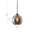 MILANA Smoky Glass Pendant Light