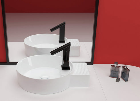 White Oval Vessel Sinks